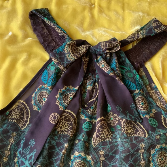 ZAPA Silk Skirt Brown Full Length - Picture 5 of 13